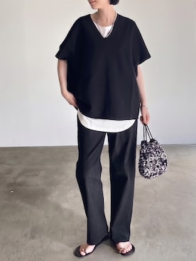 HUG.Uさん（レディース・158cm）の夏コーディネート