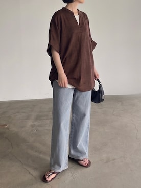 HUG.Uさん（レディース・158cm）の夏コーディネート