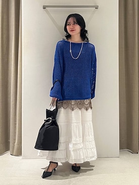 「BARNYARDSTORM（バンヤードストーム）のアイテム」を使った、りりなさん（レディース・153cm）の冬コーディネート