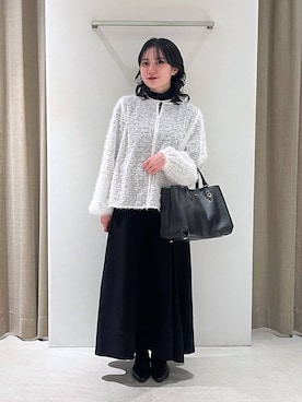 「Beau're（ヴュレ）のアイテム」を使った、りりなさん（レディース・153cm）の冬コーディネート