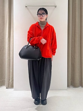 「BARNYARDSTORM（バンヤードストーム）のアイテム」を使った、りりなさん（レディース・153cm）の秋コーディネート