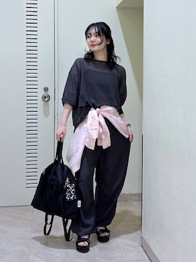 りりなさん(レディース・153cm)の夏コーディネート