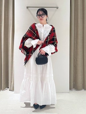 「アイテム（チョーカー）」を使った、りりなさん（レディース・153cm・20代）の秋コーディネート