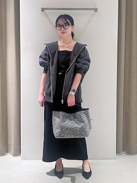 「アイテム（メガネ）」を使った、りりなさん（レディース・153cm・20代）の秋コーディネート