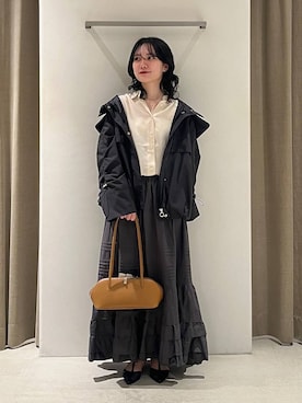 「BARNYARDSTORM（バンヤードストーム）のアイテム」を使った、りりなさん（レディース・153cm）の冬コーディネート