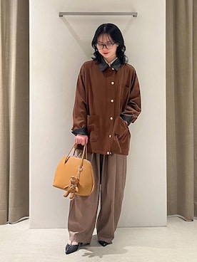 「BARNYARDSTORM（バンヤードストーム）のアイテム」を使った、りりなさん（レディース・153cm）の冬コーディネート