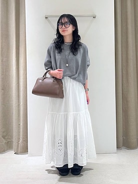 「アイテム（その他小物）」を使った、りりなさん（レディース・153cm）の秋コーディネート
