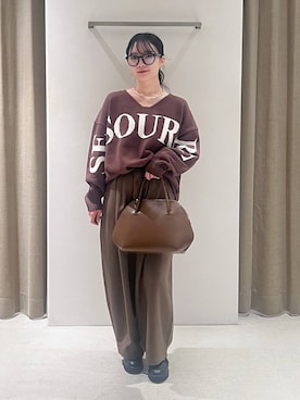 「アイテム（チョーカー）」を使った、りりなさん（レディース・153cm・20代）の秋コーディネート