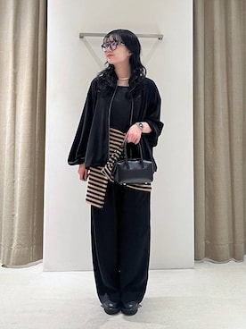 「アイテム（チョーカー）」を使った、りりなさん（レディース・153cm・20代）の秋コーディネート
