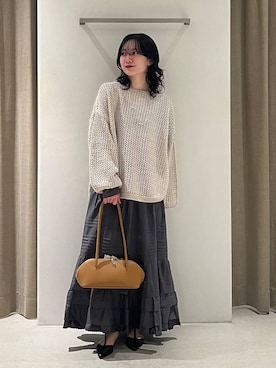 「BARNYARDSTORM（バンヤードストーム）のアイテム」を使った、りりなさん（レディース・153cm）の冬コーディネート