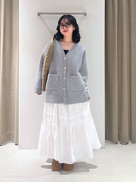 「LE VERNIS（ル・ベルニ）のアイテム」を使った、りりなさん（レディース・153cm）の冬コーディネート