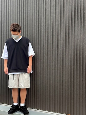 「417 EDIFICE（フォーワンセブンエディフィス）のアイテム（パンツ）」を使った、50tatsuyaさん（メンズ・175cm）の夏コーディネート