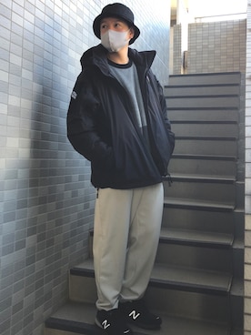 「ABU GARCIA（アブ・ガルシア）のアイテム（ブルゾン）」を使った、50tatsuyaさん（メンズ・175cm）の秋コーディネート