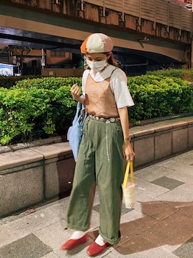 「SENSE OF PLACE by URBAN RESEARCH（センスオブプレイスバイアーバンリサーチ）のアイテム（財布/小物）」を使った、シンさん（レディース・160cm）の秋コーディネート