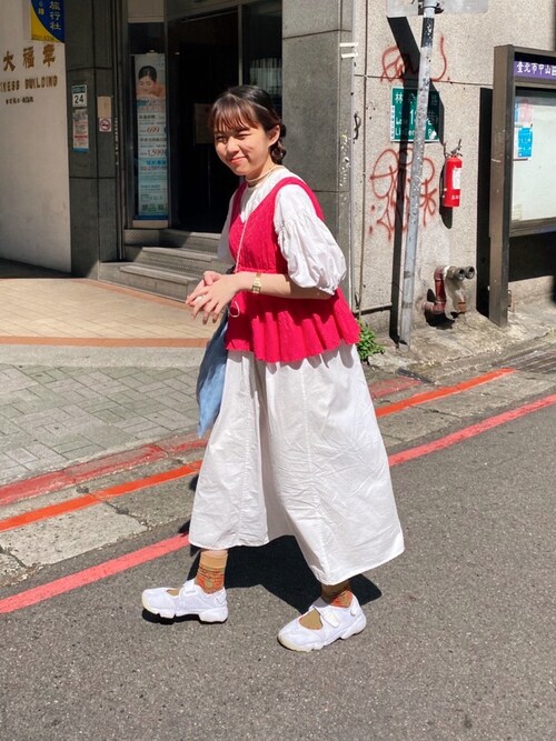 美品】CLANE ボリュームパフスモックワンピース パフスリーブ