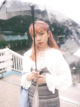 「BEAMS（ビームス）のアイテム（アクセサリー）」を使った、シンさん（レディース・160cm）の夏コーディネート