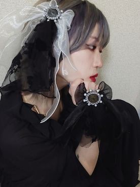 「アイテム（PC・スマホグッズ/家電）」を使った、泥井戸 紫闇⠳⠁⠴シアンドロイドさん（レディース・155cm）の冬コーディネート