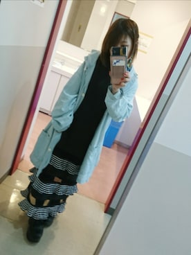 「NULL（ヌル）のアイテム（その他）」を使った、シアンドロイドさん（レディース・154cm）の春コーディネート