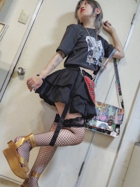 「アイテム（アクセサリー）」を使った、シアンドロイドさん（レディース・155cm）の夏コーディネート