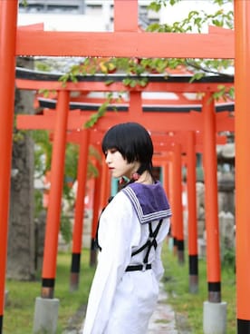 泥井戸 紫闇⠳⠁⠴シアンドロイドさんのコーディネート