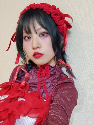 m「HOUGA×AMPHI」ホウガアンフィキャミソール 中古・古着通販】HOUGA (ホウガ) AMPHI (アンフィ) RUFFLED TOPS