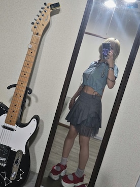 泥井戸紫闇𓆩‘𖹭'𓆪ドロイドシアンさん(レディース・156cm)の夏コーディネート