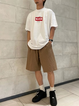 「MSGM（エムエスジーエム）のアイテム」を使った、tさん（メンズ・176cm）の夏コーディネート