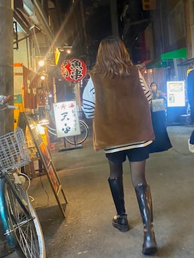 「WHIMSIC（ウィムジック）のアイテム（ジャケット/アウター）」を使った、ayumiさん（レディース・160cm）の春コーディネート