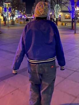 「アイテム（デニムパンツ、その他）」を使った、amkさん（レディース・159cm）の冬コーディネート