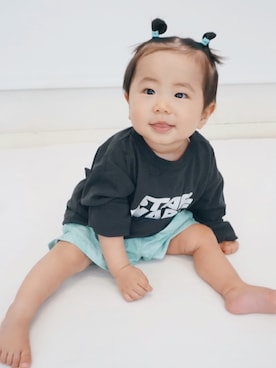 Atom😎さん（キッズ・70cm）の秋コーディネート