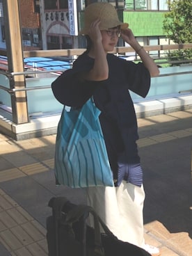 「BEAMS BOY（ビームスボーイ）のアイテム（チュニック）」を使った、ささん（レディース・156cm）の秋コーディネート
