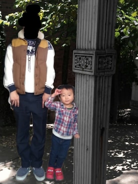 「ランチャーパンツ」｜「アイテム（その他）」を使った、urotasadamakさん（メンズ・168cm）の秋コーディネート