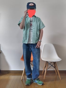 「アイテム（トップス）」を使った、urotasadamakさん（メンズ・168cm）の夏コーディネート