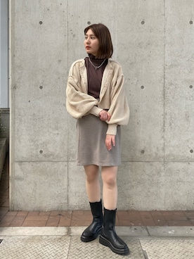 momocoさん（レディース・155cm）の冬コーディネート