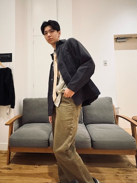 「アイテム（カバーオール）」を使った、hao516さん（メンズ・186cm）の夏コーディネート
