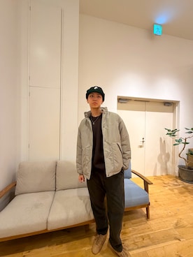 「アイテム（帽子）」を使った、hao516さん（メンズ・186cm・10代）の冬コーディネート