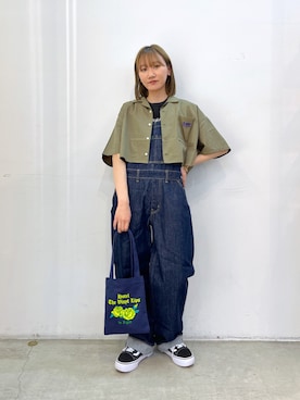 坂田 心さん（レディース・161cm）の夏コーディネート