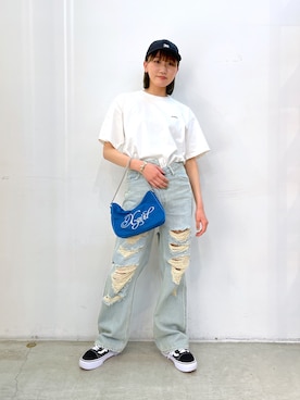 坂田 心さん（レディース・161cm）の夏コーディネート