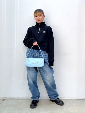 坂田 心さん（レディース・161cm）の冬コーディネート