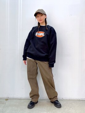 坂田 心さん(レディース・161cm)の冬コーディネート