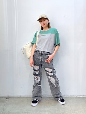 坂田 心さん(レディース・161cm)の夏コーディネート