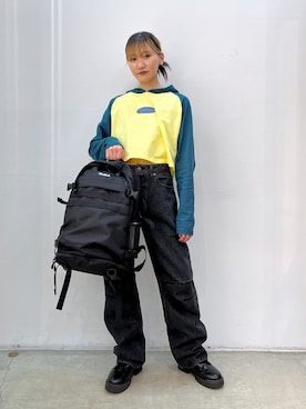 坂田 心さん（レディース・161cm）の冬コーディネート