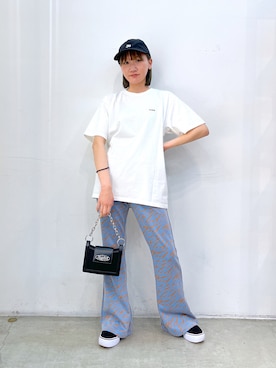 坂田 心さん（レディース・161cm）の夏コーディネート