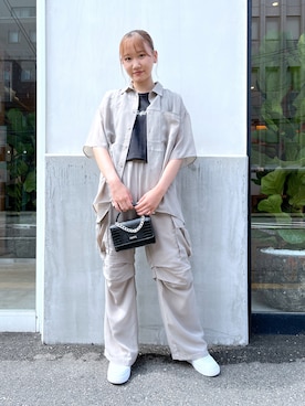 坂田 心さん（レディース・161cm）の夏コーディネート