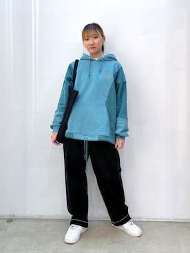 坂田 心さん（レディース・161cm）の冬コーディネート