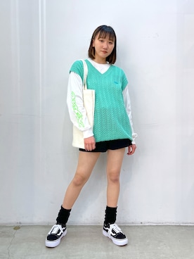 坂田 心さん（レディース・161cm）の春コーディネート