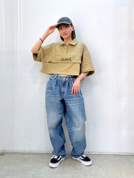 坂田 心さん(レディース・161cm)の夏コーディネート