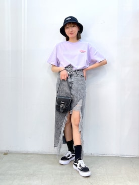 坂田 心さん（レディース・161cm）の夏コーディネート