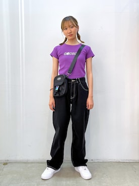 坂田 心さん（レディース・161cm）の夏コーディネート