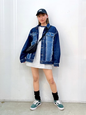 坂田 心さん（レディース・161cm）の春コーディネート